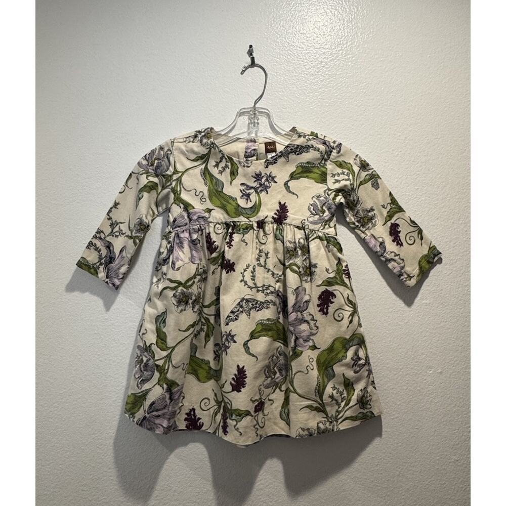 Tea Collection‎ Dress Girls Size 3 Wallpaper Party Pockets Floral Cottagecore